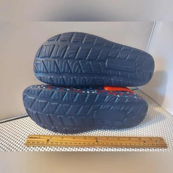 Rugged Shark Men's Size 9 Holiday Family EVA Navy Clog NWT - Picture 5 of 5